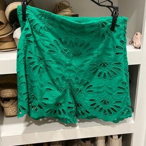 Zara Green Shorts